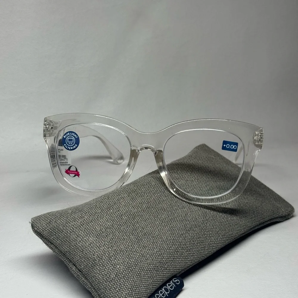 Peepers Clear Frame Blue Light Blocking Glasses‎